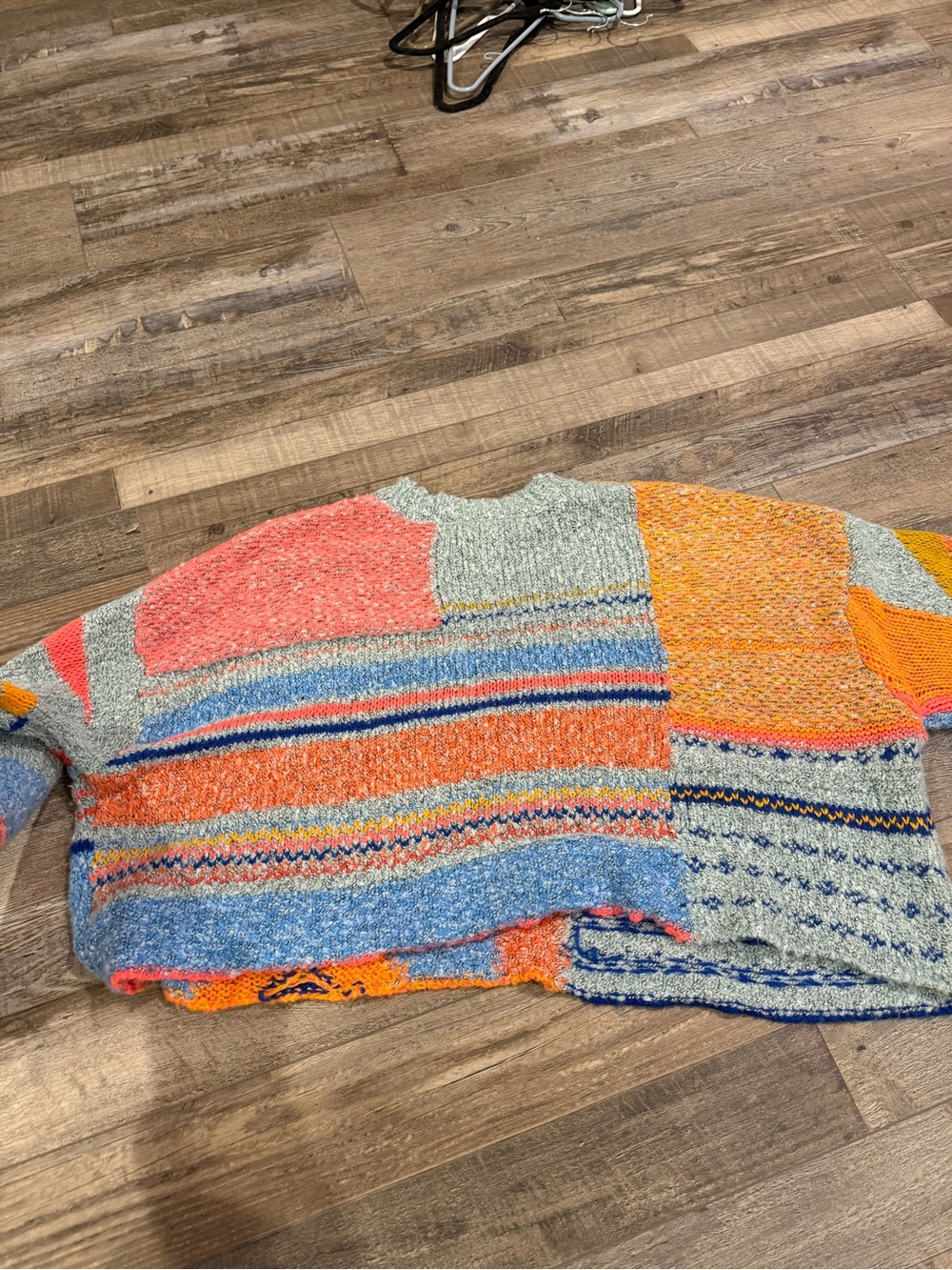 Sincerely Jules Multicolor Patchwork Crewneck Sweater - Picture 4 of 4